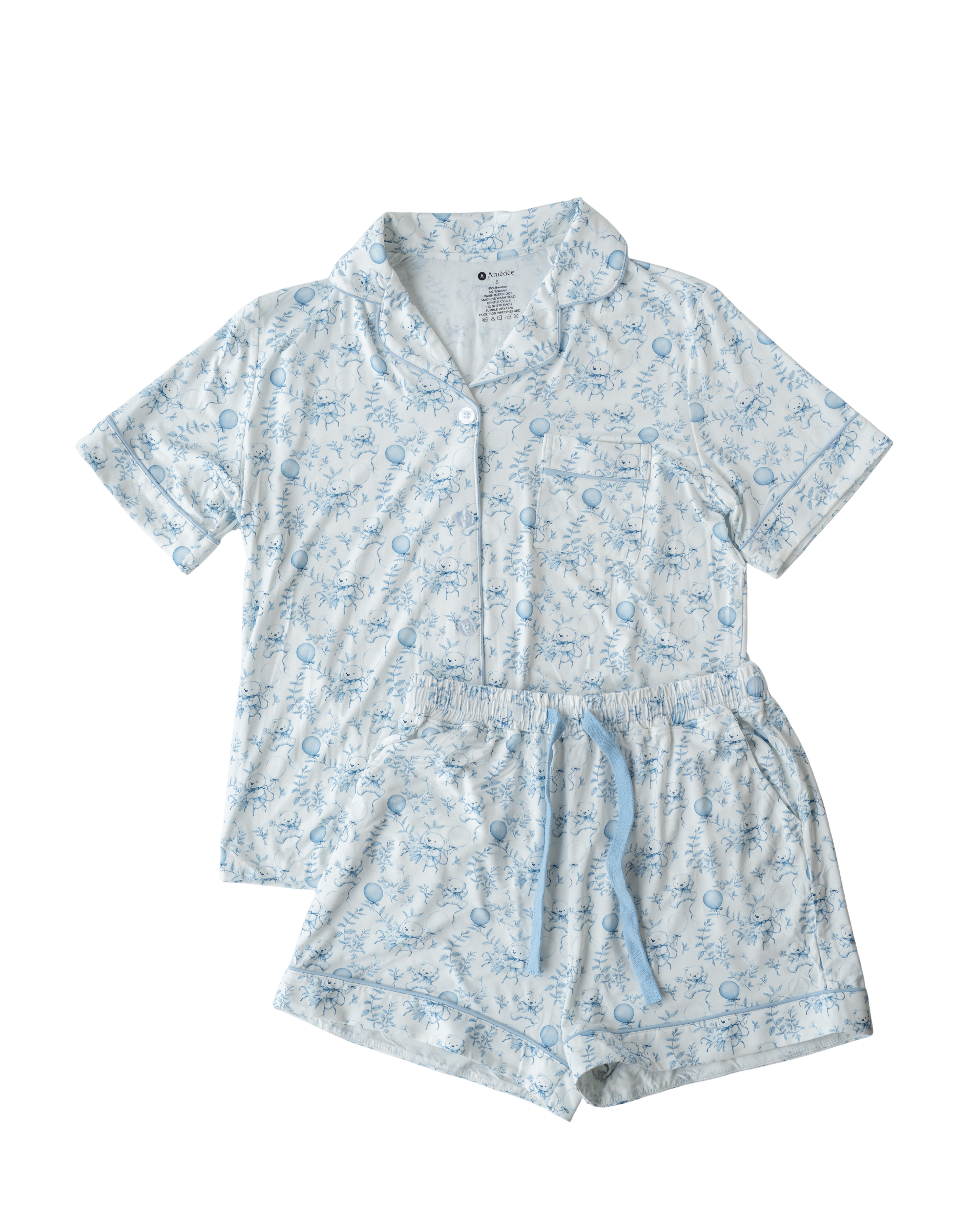 Louise shortsleeves and shorts Adult Pajamas