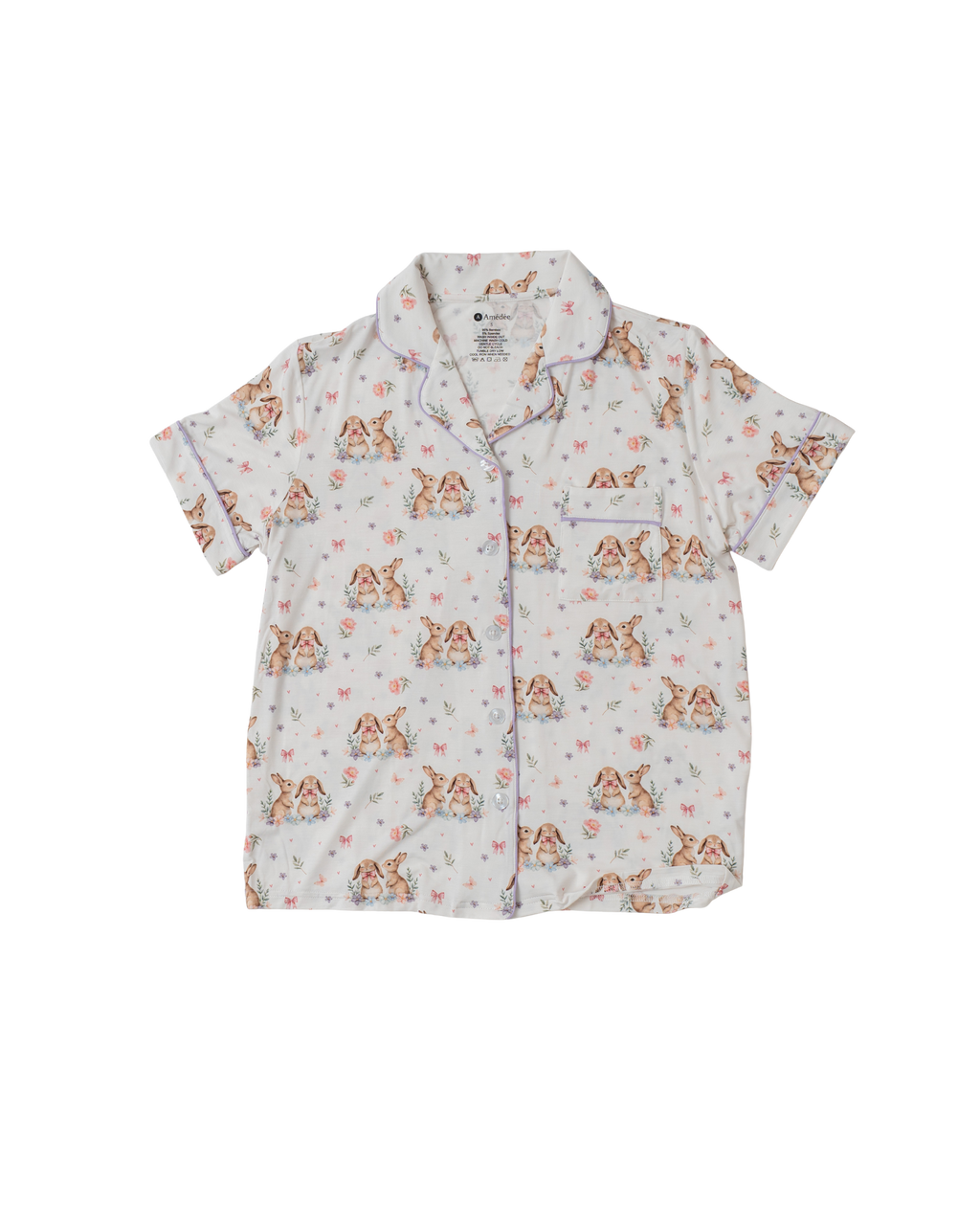 Pauline shortsleeves and long pants Adult Pajamas