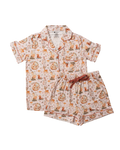 Ava shortsleeves and shorts Adult Pajamas