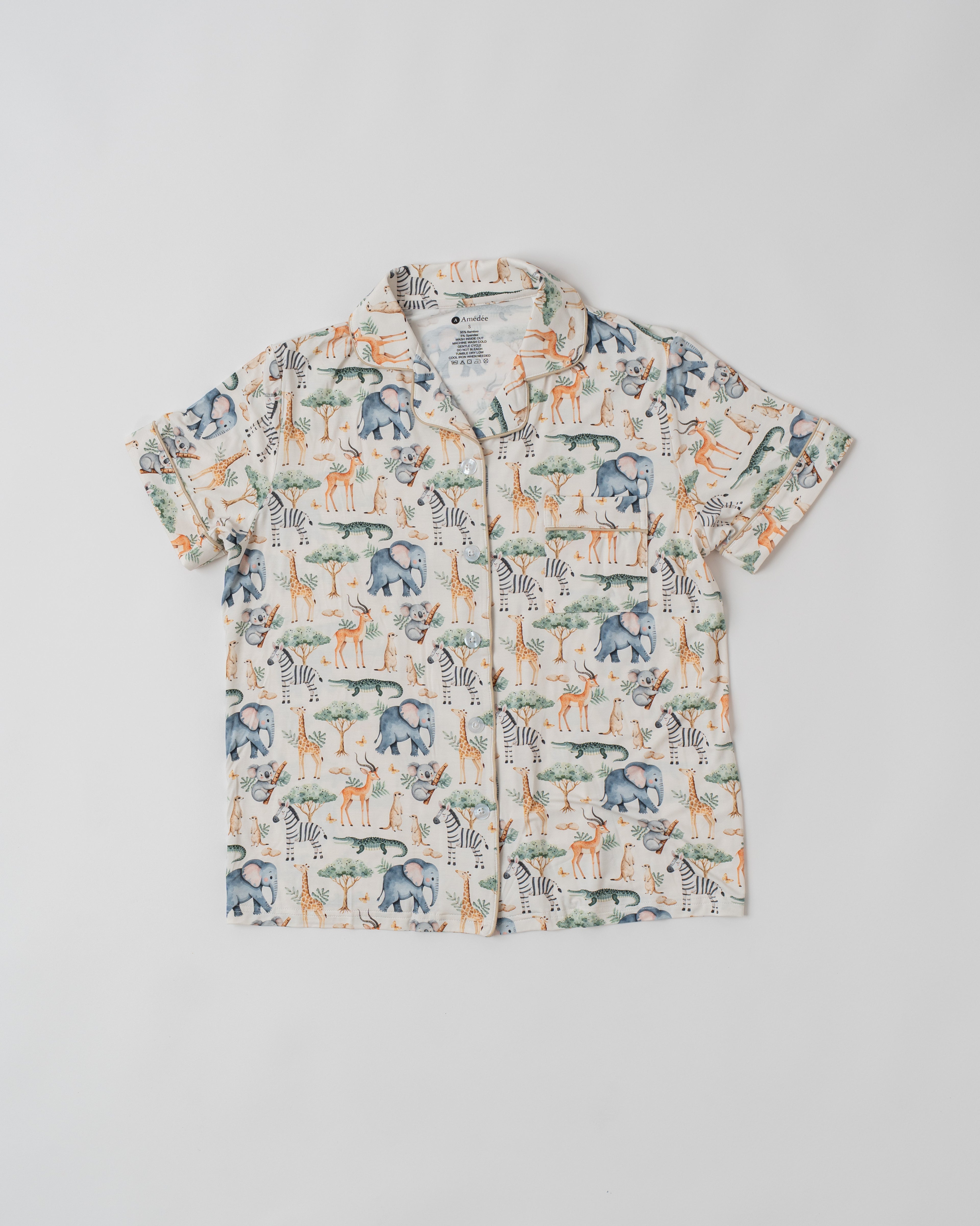 Aurelie shortsleeves and long pants Adult Pajamas