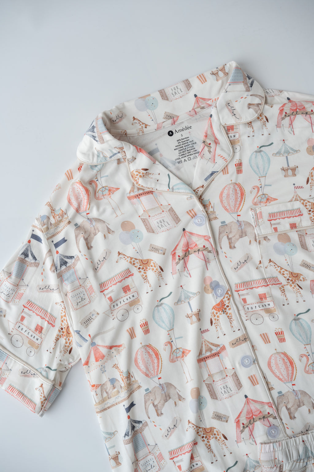 Beau shortsleeves and shorts Adult Pajamas