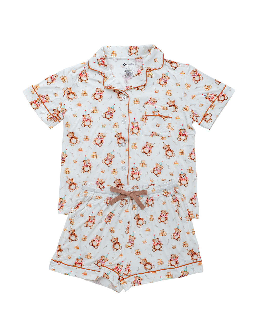 Laure shortsleeves and shorts Adult Pajamas