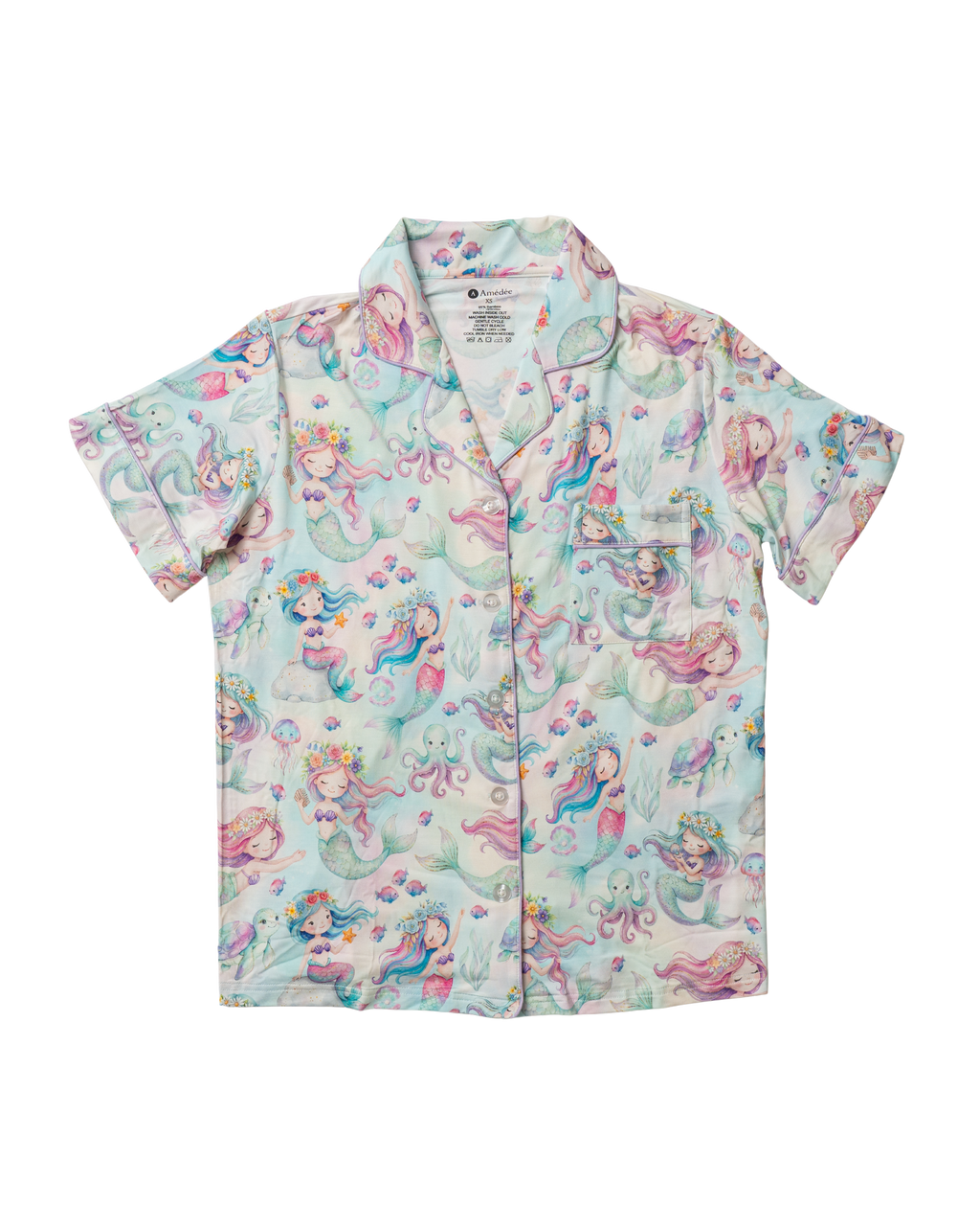 Layla shortsleeves and shorts Adult Pajamas