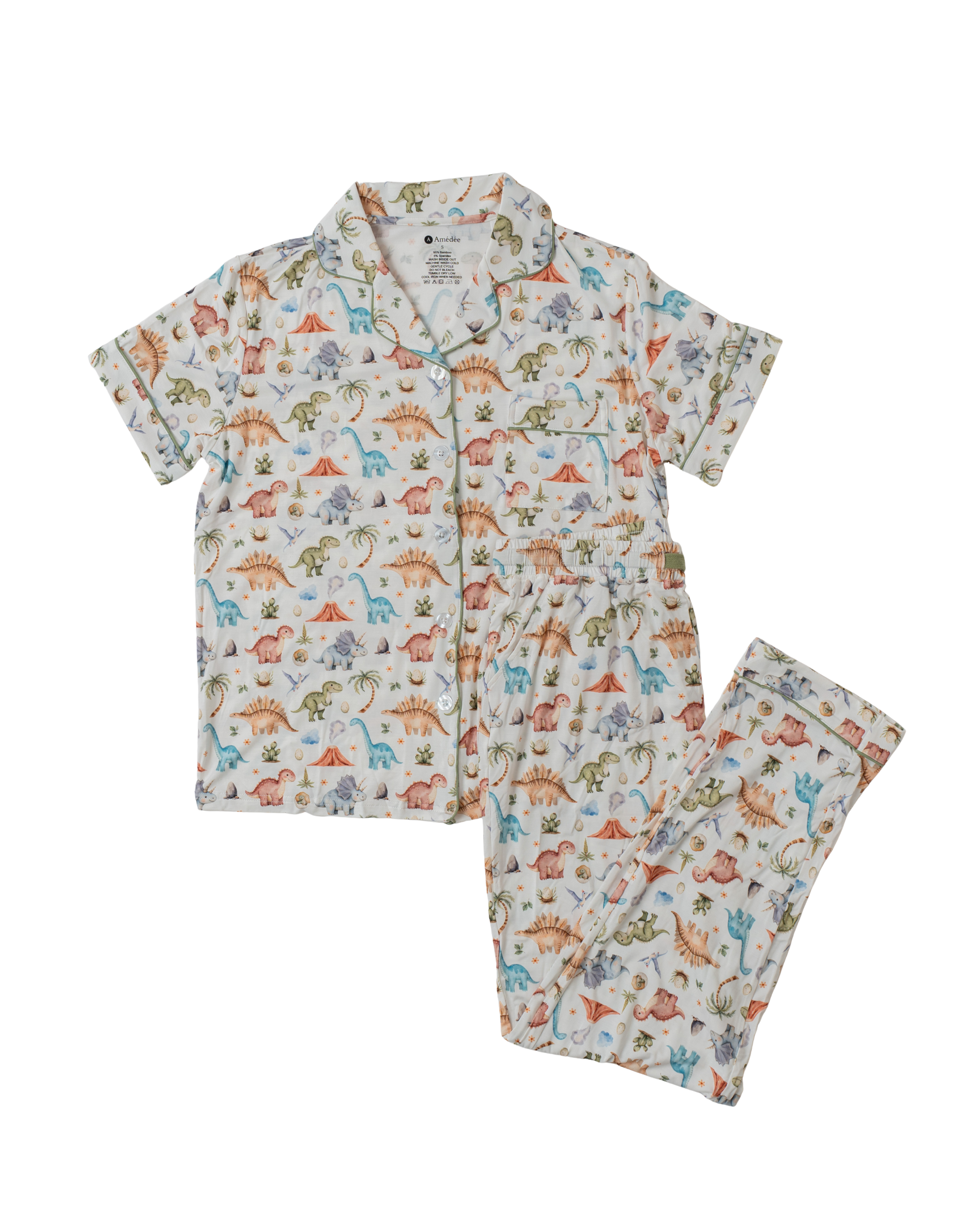 Simone shortsleeves and long pants Adult Pajamas
