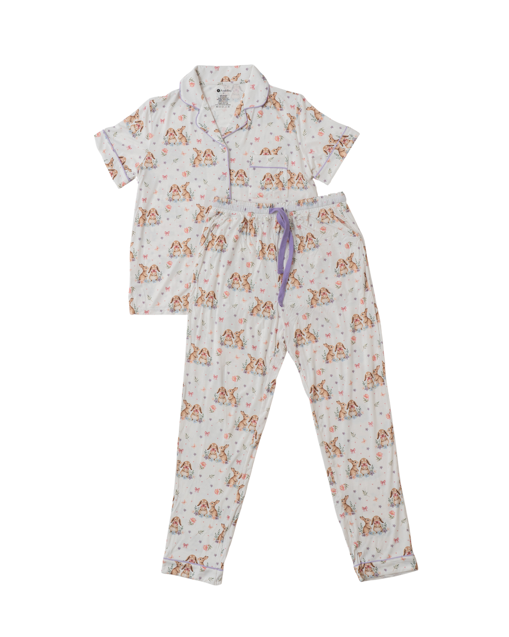 Pauline shortsleeves and long pants Adult Pajamas