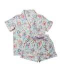 Layla shortsleeves and shorts Adult Pajamas
